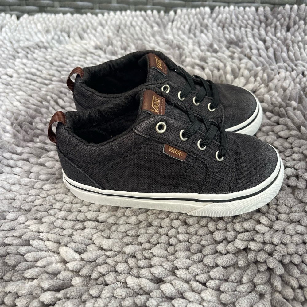 Vans Bishop Toddler Unisex Slip-On Shoes Black Size 8C
